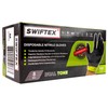 SWIFTEX Heavy Duty Nitrile Gloves, Dual Tone, Black Green, ZIG