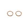 Rose Gold Flash Sterling Silver Small Endless 12mm Round Unisex