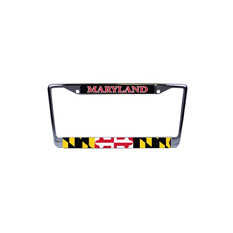 Maryland State Flag MD Univ. of Maryland License Plate Frame