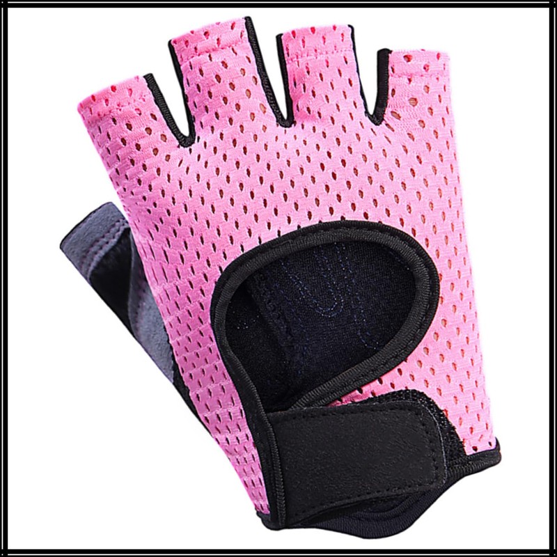 [ホワイトファング] 手袋 ハーフフィンガー スポーツ メッシュ アウトドア サイクリング メンズ レディース NT370(グレー)