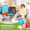 sourcing map 3.9x6.1x6.7 Stuff Sack, 2 Pack Nylon Water Resistant