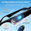 SurPonzin Smart Glasses Pro: 110-Language Real-Time Translator, Bluetooth 5.4, Frameless