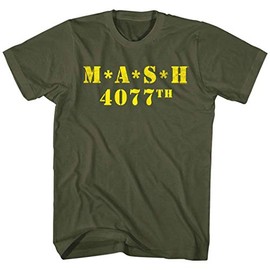 Animation Shops MASH 4077th Logo T-Shirt-Large Green
