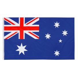PHENO FLAGS Australia Flag – Australian Flag 90 x 150 cm with Brass Eyelets – Weatherproof National Flag for Flagpole – 100% Polyester
