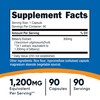 Nutricost Bilberry Capsules 1200mg Equivalent (90 Vegetarian Capsules) - Gluten