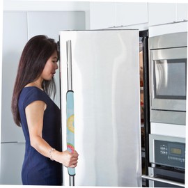 TEHAUX 2pcs Decorative Fridge Door Handle Covers Washable Appliance Handle Decor for Refrigerators Ovens Cabinets Prevents Dirt Adds Style to Kitchen Appliances