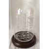 anbcollectibles 4 x 7 Glass Dome with 3 Tier Acrylic