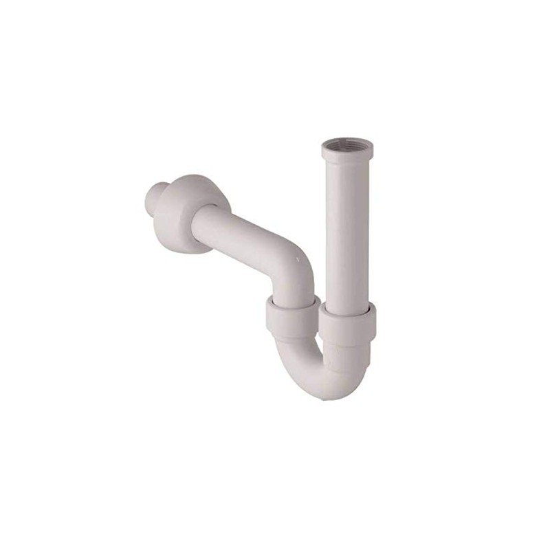 Geberit Series 151.100.11.1 Sink Siphon in PP White Swivel 11/4