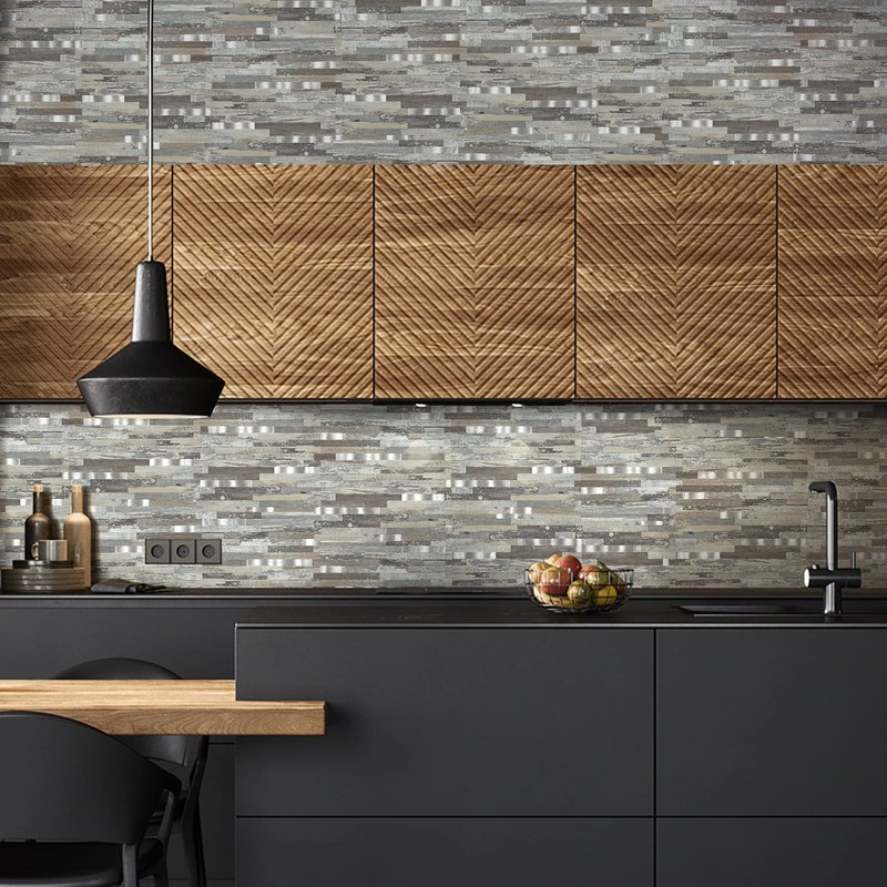 Midcard 20 Sheets Peel and Stick Backsplash PVC Wall Tile,for