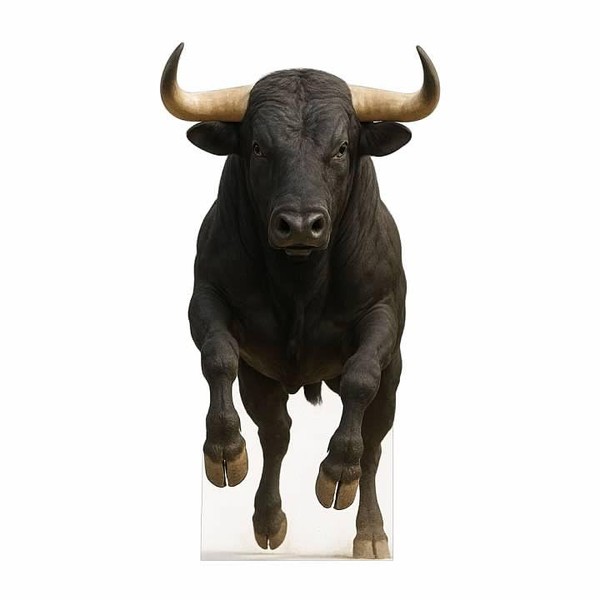 Bull Cardboard Cutout Standee 4FT – Life Size Standup for