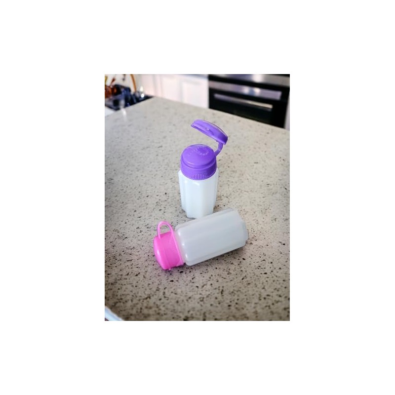Handy Housewares Spill-Proof Flip-Lid Mini Salt & Pepper Shakers |