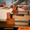 JORGENSEN 36-inch Bar Clamps, 90°Cabinet Master Parallel Jaw Bar Clamp