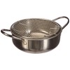 Excèlsa Frittiertopf, Edelstahl, Durchmesser 24 cm., Silber