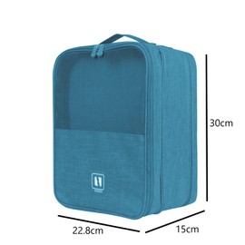 Shoe Bag for Travel, Portable Shoe Bag, Travel Shoe Bag, 2 Layer Shoe Bag for Travel, Waterproof Travel Bag, Travel Trolley Bag, blue, Unisex