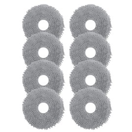 Spofan 8 St1ck Wischt1cher f1r Roborock Q Revo/Qrevo S/Qrevo Pro/Qrevo Master/Qrevo Edge/Qrevo Curv/Qrevo Slim/S5V/QV 35A 35S/QR 598 798/Saros 10R/Z70 Saugroboter, Wiederverwendbar und Waschbar Ersatztuch