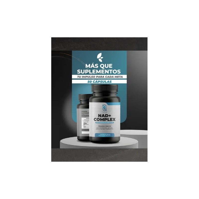 Nad 50 Cáps Nicotinamida Adenina Dinucleótido Resveratrol