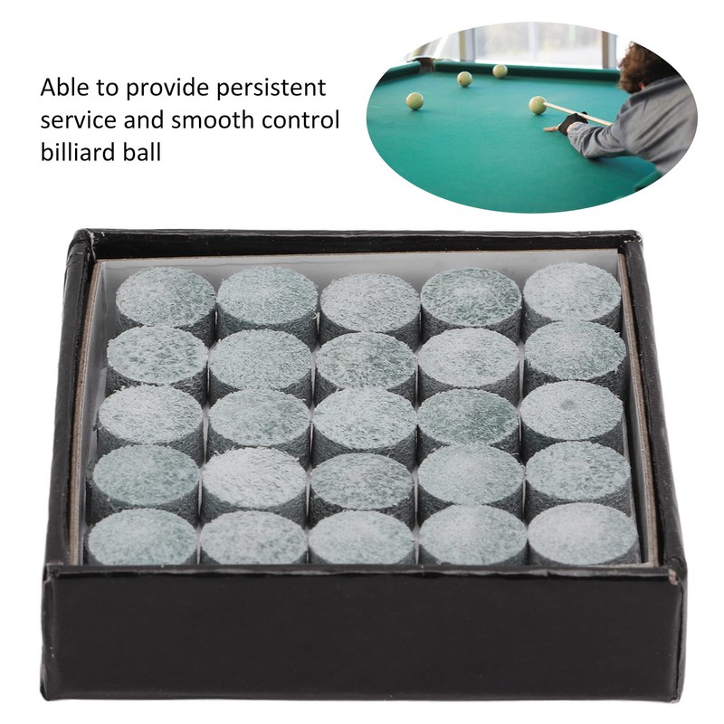 50Pcs Universal Cue Tip Replacements Compatible, 5 Sizes Slip on