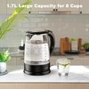 Willz Electric Glass Kettle with Heat Resistant Handle and Cordless