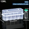 OrganiMax Refrigerator Storage Box – Peptide Vial Freezer Tube Container,