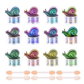 Chameleon Mica Powder for Epoxy Resin Color Shift Mica Powder Resin Color Pigment for Nails Ar,Soap Making, Candle Making,Slime (0.035oz per Bag / 12 Colors)