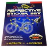 4R Quattroerre.it 4015 Sticker Set Reflectors for Bicycle Red 14