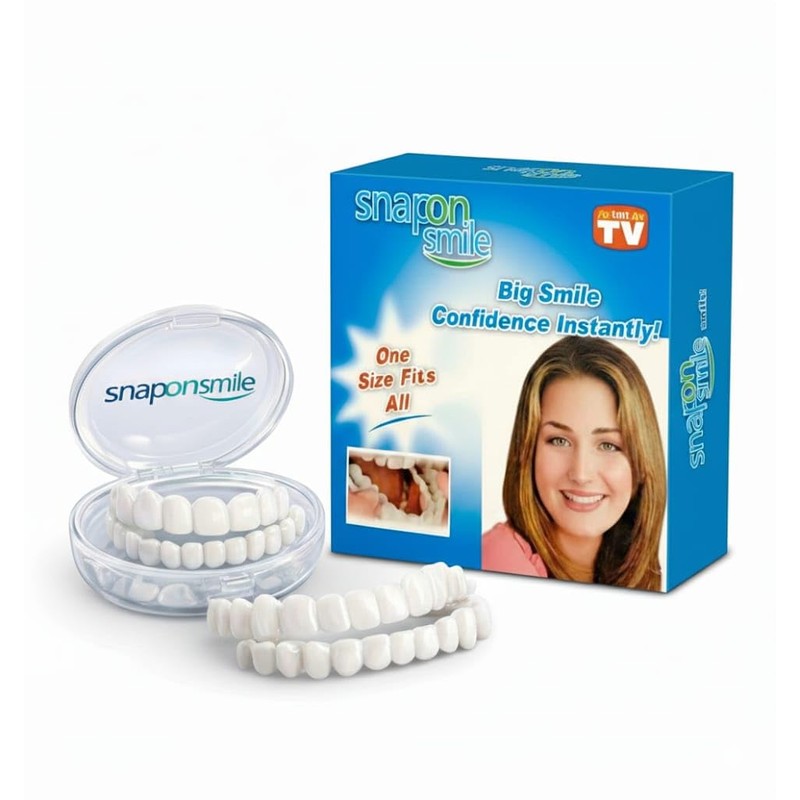 Snap-On Veneers - Professional DIY Smile Correction Kit for Men