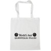 Hippowarehouse World's best basketball coach Tote Shopping Gym Beach Bag