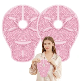 Breast Therapy Ice Packs Large Hot Cold Breast Pads, Nipple Cooling Gel Pads for Clogged Milk Duct Relief, Engorgement, Breast Augmentation Surgery, Breastfeeding Essentials for New Moms, 2 Pack