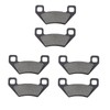 AHL 3 Pairs Front/Rear Brake Pads Compatible with Kymco MXU