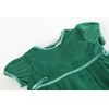 Lil cactus Green Velvet and Satin Bow Christmas Dress, 18-24