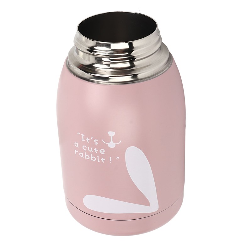 Children's Insulation Cup 12oz Double Wall Portable Rabbit Pattern Insulated