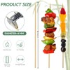 1000 PCS 12 inch Bamboo Skewers, Φ=4 mm - Natural