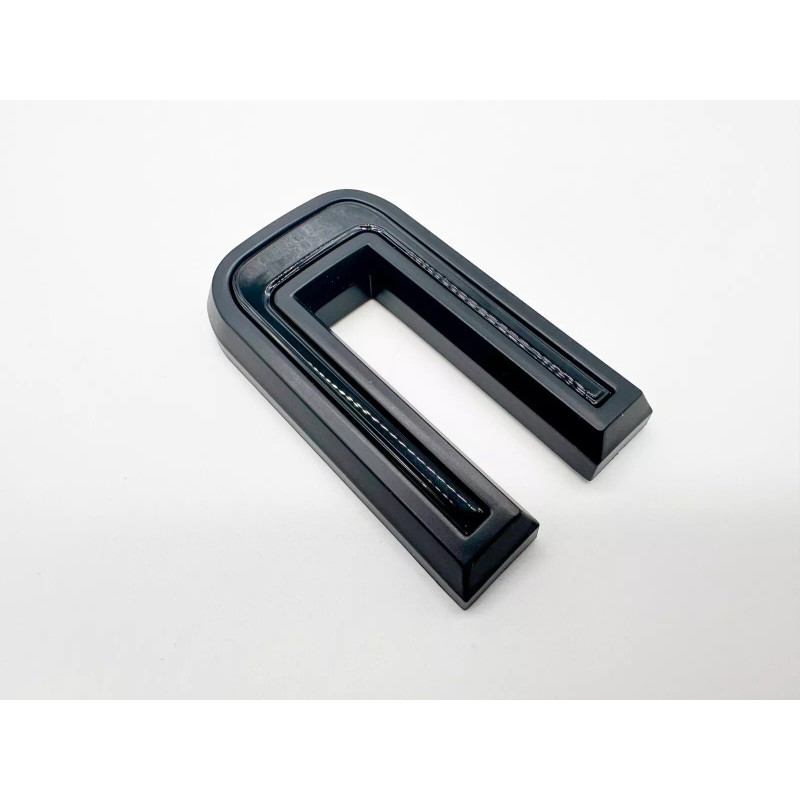 Auto Rear GMC Black OVERLAY Emblem Badge Fit 2023 2024