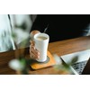 Sttoke Leakproof Ceramic Reusable Coffee Cup 12 oz - Angel