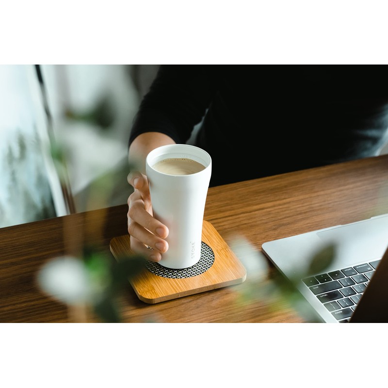 Sttoke Leakproof Ceramic Reusable Coffee Cup 12 oz - Angel
