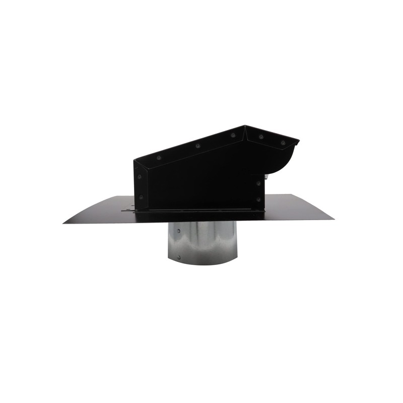RDP Rooftop Exhaust Vent Cap with Damper and Bottom Extension