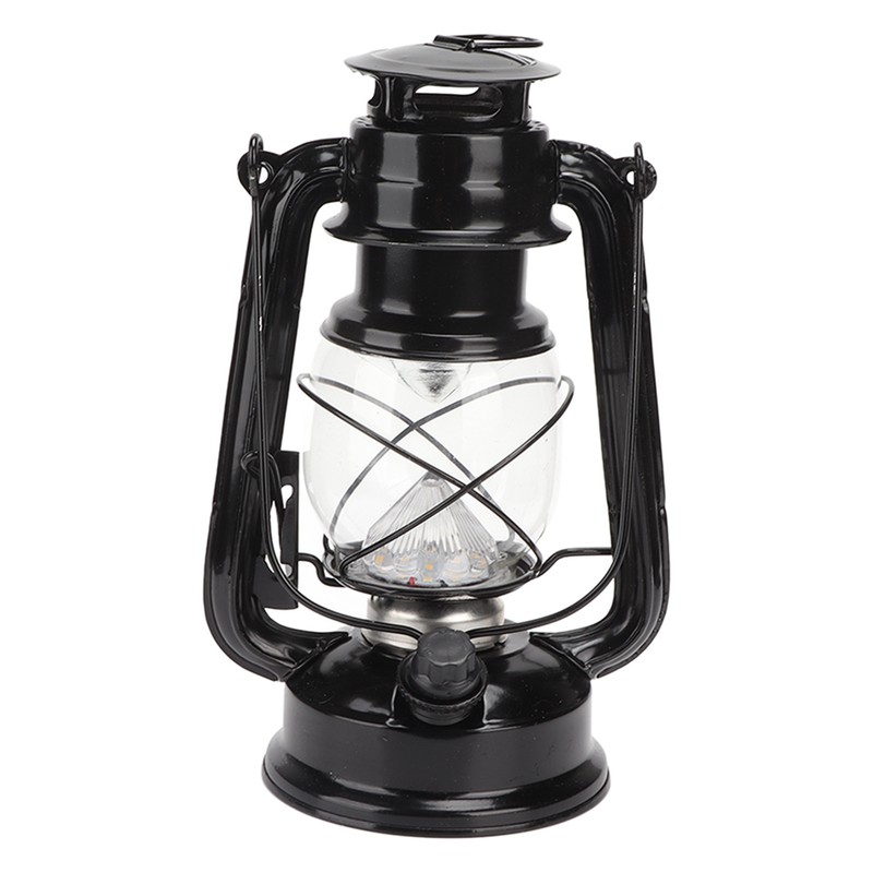 Vintage Camping Lantern 24h Battery Life USB Charging Detachable Lampshade