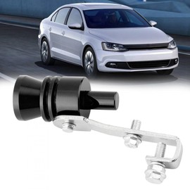 ANGGREK Car Turbo Whistle, 1 Car Exhaust Pipe Turbo Whistle Replacement for Automobile ATV SUV Auto Accessories Universal(black)