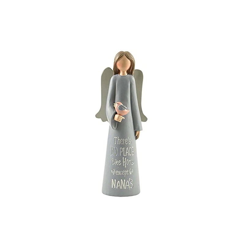 Blossom Bucket Nana' Angel W/Bird Home Decoration