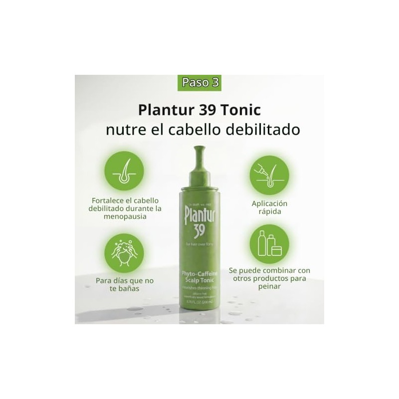 Plantur 39 Phyto Caffeine - Sistema de 3 pasos para
