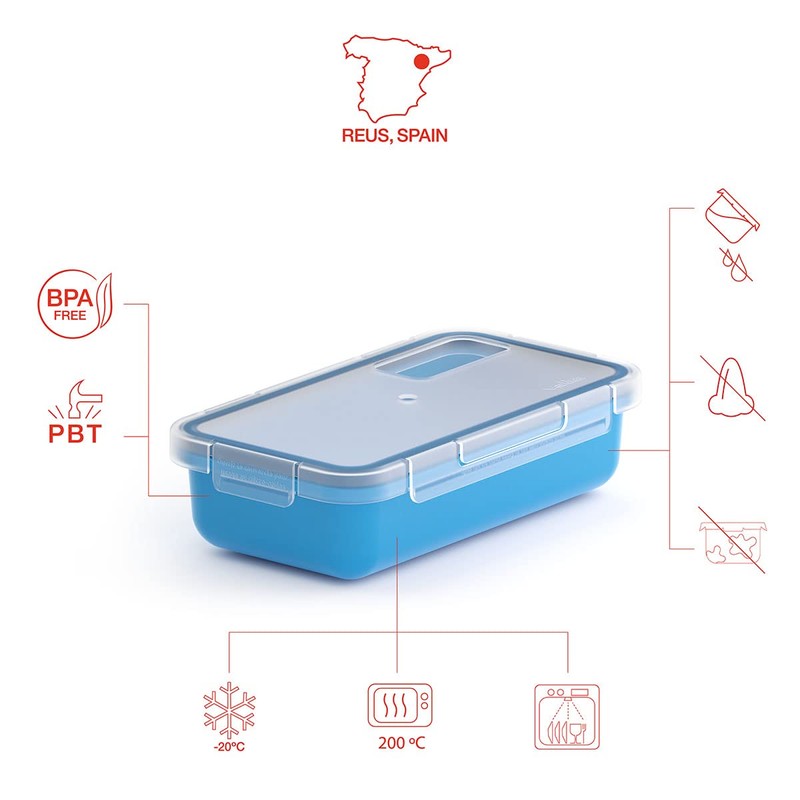 Valira Food Container 0.5 L blue