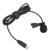 Wireless Lavalier Microphone ‑34dB Metal Lapel Mic for Insta360 ONE