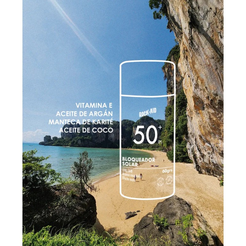 Bloqueador Solar 50 Fps Barra De 60g Rock-aid