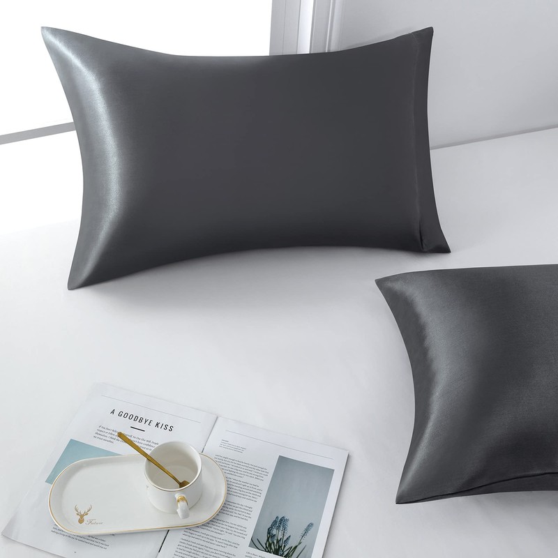 Satin Cushion Cover, 40 x 80 cm, Pack of 2,