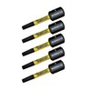 5 x SabreCut SCRSQ132_5 32mm SQ1 Square Magnetic Impact Screwdriver