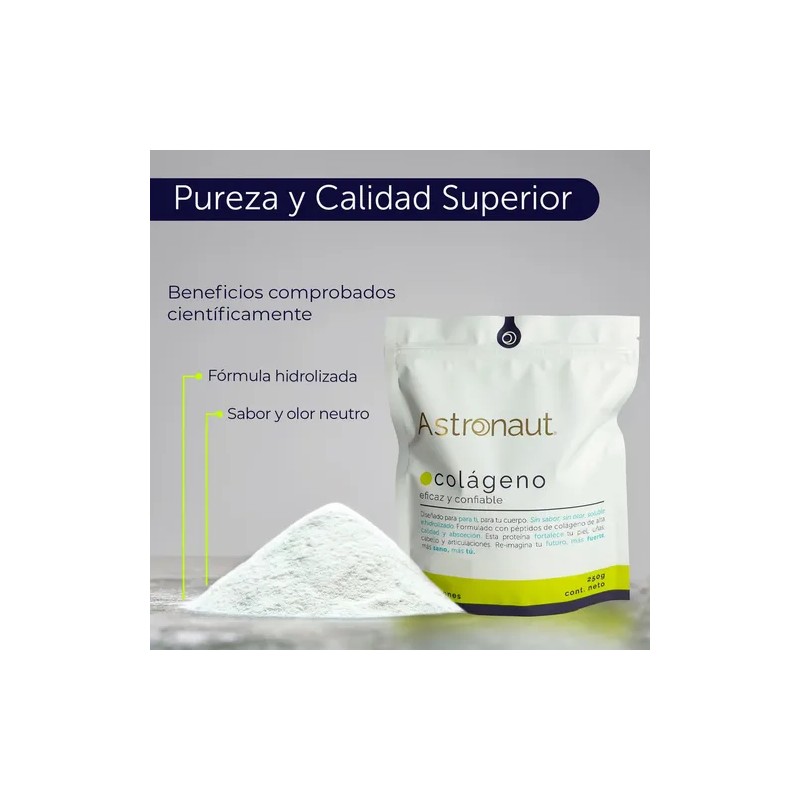 Colágeno Hidrolizado Astroonaut®| Premium, Superior | 250g