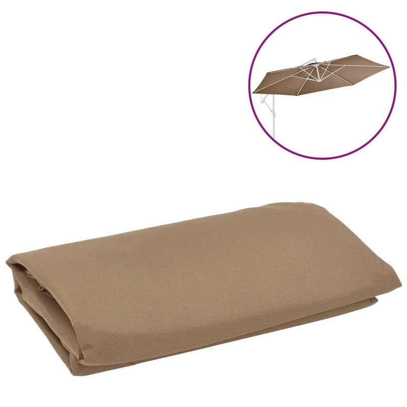 vidaXL Replacement Cover for Cantilever Parasol Cover Garden Umbrella Fabric