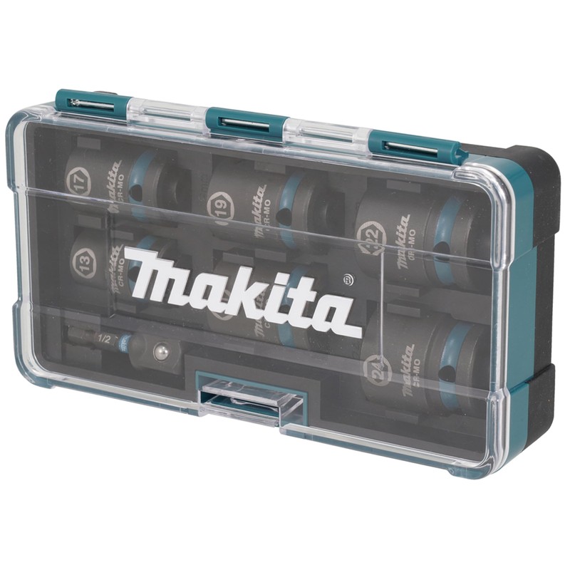 Makita E-16592 7 Piece Impact Black Socket Set
