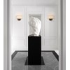 Industrial 2-Lights Wall Sconce Fixtures with Linen Fabric Shade, Double