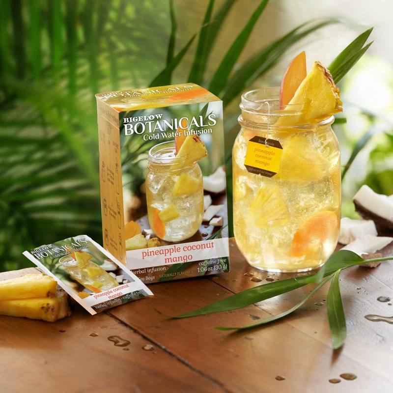 Bigelow Botanicals Pineapple Coconut Mango, Caffeine Free Herbal Tea with